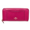 Image 1 : Coach Pink Leather Long Zippy Wallet
