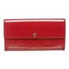 Image 1 : Louis Vuitton Framboise Vernis Monogram Sarah Wallet