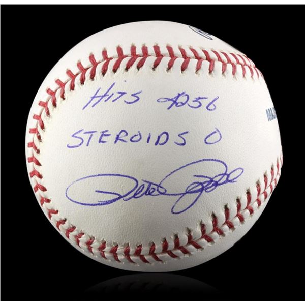 Autographed Pete Rose Baseball PSA Certified