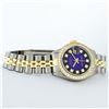 Image 4 : Rolex Ladies 2 Tone Blue Vignette VS Diamond Datejust Wristwatch