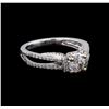 14KT White Gold 0.61 ctw Diamond Engagement Ring