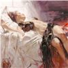 Image 2 : Pino (1939-2010), "Morning Dreams" Artist Embellished Limited Edition on Canvas,