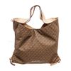 Image 1 : Michael Kors Brown Signature Saffiano Leather Large Devon Shoulder Bag