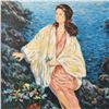 Image 2 : Igor Semeko, "Beauty by the Seaside" Hand Signed Limited Edition Serigraph with