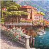 Image 2 : Sam Park, "Abbey Bellagio" Hand Embellished Limited Edition Serigraph on Canvas,