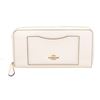 Image 1 : Coach White Crossgrain Leather Zippy Wallet