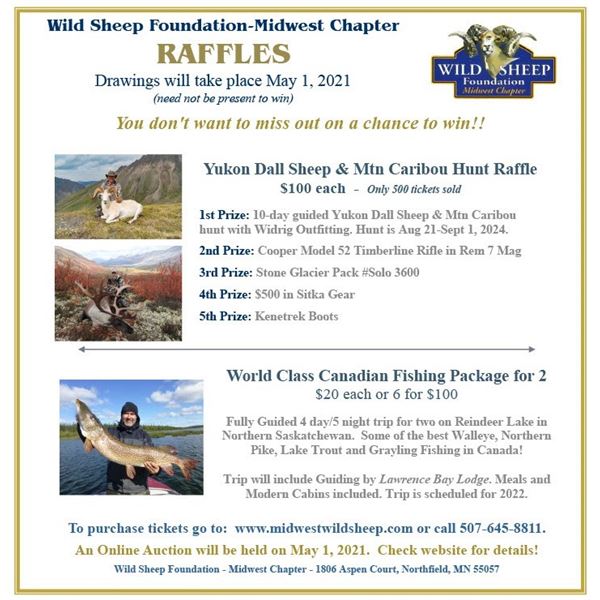 World Class Canadian Fishing Package for 2 Raffle