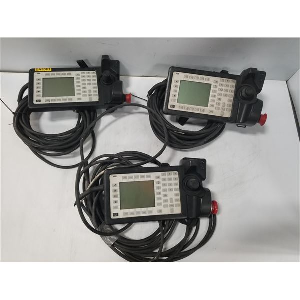 (3) ABB 3HNE00313-1 TEACH  PENDANT
