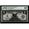1899 $1 Black Eagle Silver Certificate PMG 30