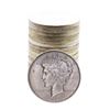 Roll of (20) 1923 $1 Peace Silver Dollar Coins