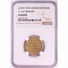 Image 1 : AH451-492 Ghaznavid Dinar A-1637 Ibrahim Gold Coin NGC Genuine