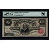 1891 $10 Tombstone Silver Certificate PMG 20