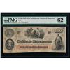 Image 1 : 1862-63 $100 T-41 Confederate PMG 62