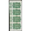 Image 2 : Uncut Sheet of (4) State of Louisiana Baby Bond Obsolete Notes