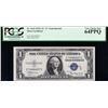1935A $1 S Experimental Silver Cert PCGS 64PPQ