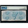 Image 2 : 1863 $5 T-60 Confederate PMG 53