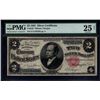 Image 1 : 1891 $2 Silver Certificate PMG 25NET