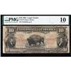 Image 1 : 1901 $10 Bison Legal Tender Note PMG 10