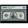 1923 $5 Lincoln Porthole Silver Certificate PMG 65EPQ