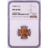 Image 1 : 1949-S Lincoln Wheat Cent Coin NGC MS66RD