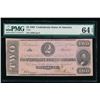 1862 $2 T-54 Confederate States of America PMG 64EPQ