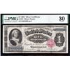 1891 $1 Martha Washington Silver Cert PMG 30