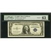 1935D $1 Narrow Silver Certificate PMG 63