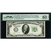1928B $10 Chicago FRN PMG 63EPQ