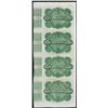 Image 2 : Uncut Sheet of (4) State of Louisiana Baby Bond Obsolete Notes