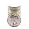 Roll of (20) Brilliant Uncirculated 1923 $1 Peace Silver Dollar Coins