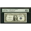1935D $1 Silver Certificate PMG 63