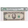 Image 1 : 1990 $20 ERROr Offset Printing FRN PMG 35