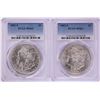 Lot of 1881-S & 1882-S $1 Morgan Silver Dollar Coins PCGS MS63