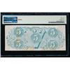 Image 2 : 1863 $5 T-60 Confederate PMG 55