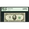 1950E $20 San Francisco FRN PCGS 64PPQ