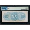 Image 2 : 1863 $20 T-58 Confederate PMG 25
