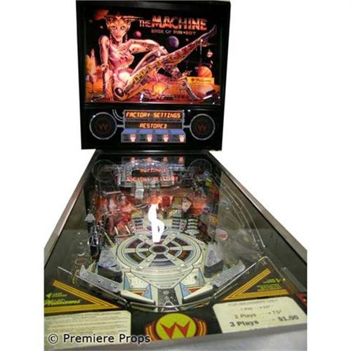 A 1991 Williams The Machine: Bride of Pinbot pinball machine that has been modified with the 2014 Dutch Pinball Bride of Pinbot 2.0 Kit. 8,100 original Bride of Pinbots and 180 2.0 A 1991 Williams The Machine: Bride of Pinbot pinball machine that has been modified with the 2014 Dutch Pinball Bride of Pinbot 2.0 Kit. 8,100 original Bride of Pinbots and 180 2.0