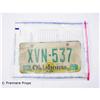 Image 1 : SUSPECT ZERO Oklahoma Plate MOVIE PROPS