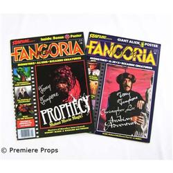 Signed Fangoria Magazines (Issues #2, #3)