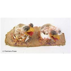 Poultrygeist Two Hatching Chickens Movie Props