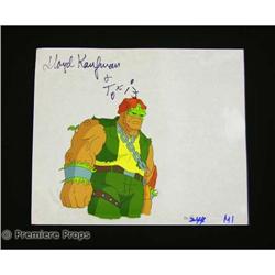 Autographed Toxic Crusaders Animation Cel