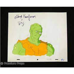 Autographed Toxic Crusaders Animation Cel