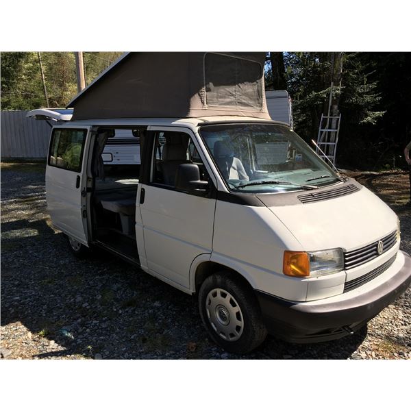 1993 VW WESTFALIA WEEKENDER, WHITE, VIN# WV2MC070XPH006044, 243171KM, 5 SPEED AUTOMATIC,