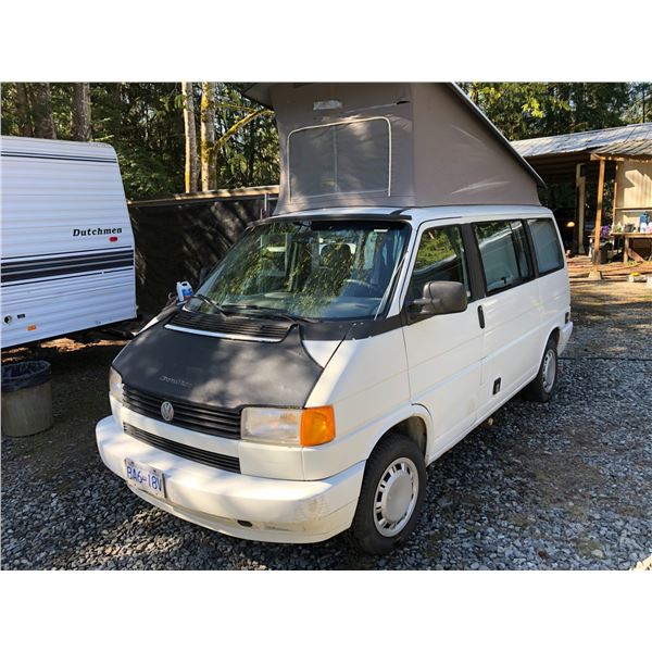 1993 VW EUROVAN CV WESTFALIA FULL CAMPER, VIN# WV2PC0704PH014010, WHITE, 261040KM, AUTOMATIC, CD/CC,