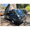 Image 1 : 1988 VW WESTALIA VANAGON GL, VIN# WV2ZB0259JH002358, BLUE, 324386KM, 4 SPEED MANUAL, RD/CD, FRIDGE,