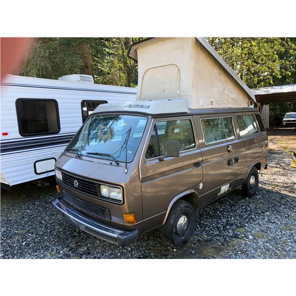 1985 VW WESTFALIA VANAGON GL, BRONZE - VIN# WV2ZB0257GH035108, 375556KM AUTOMATIC, COMES WITH NEW