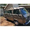 Image 2 : 1986 VW WESTFALIA VANAGON WOLFSBERG EDITION CAMPER, VIN# WV2XB025XGH035742, BROWN, 68708KM, 4 SPEED