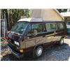 Image 1 : 1986 VW WESTFALIA VANAGON GL FULL CAMPER, BROWN, VIN# WV2ZB025XGH033868, 261127KM, 2.5L SUBARU