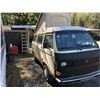 Image 2 : 1984 VW WESTFALIA VANAGON CAMPER, YELLOW, VIN# WV2ZB0259EH039111, 254368KM, 4 SPEED MANUAL, SLEEPS