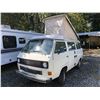 Image 1 : 1984 VW WESTFALIA VANAGON, WHITE, VIN# WV27B0254EH083503, 466932KM, 4 SPEED MANUAL, POP UP TOP,